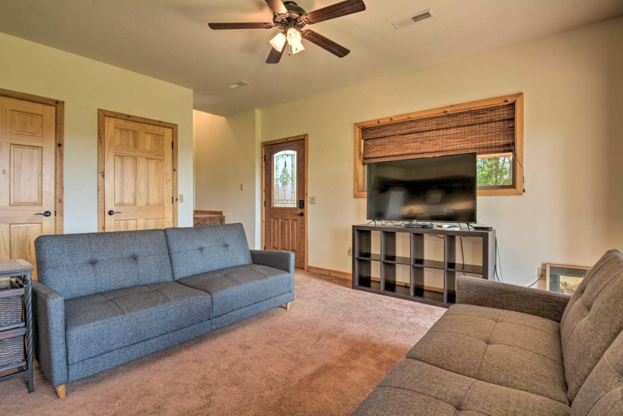 Spacious Log Cabin With Fire Pit And Game Room! Eureka Springs Eksteriør bilde